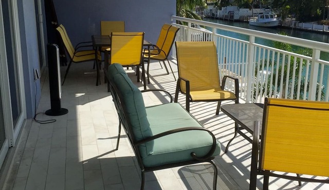 4 Bedroom,4 Bath with private pool and 37 and 1/2 foot boat dock in Key Colony Beach