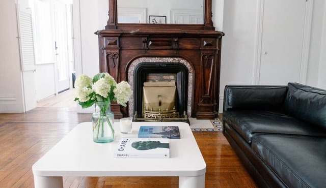 Modern North Troy Apt with Beautiful Wooden Mantel in Troy
